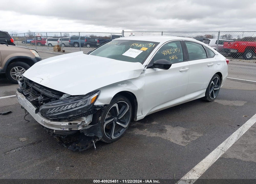 2022 HONDA ACCORD VIN: 1HGCV1F32NA124215