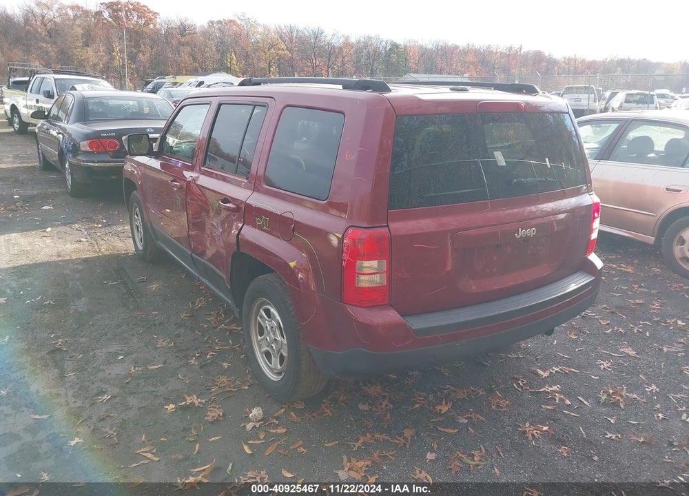 2016 JEEP PATRIOT SPORT VIN: 1C4NJPBB4GD532638