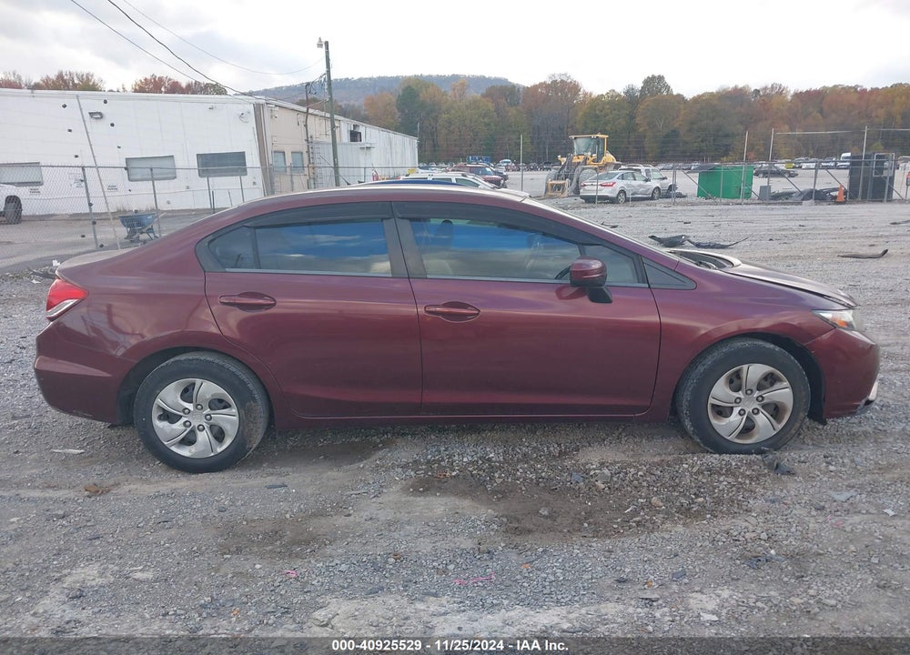 2015 HONDA CIVIC LX VIN: 19XFB2F52FE110776