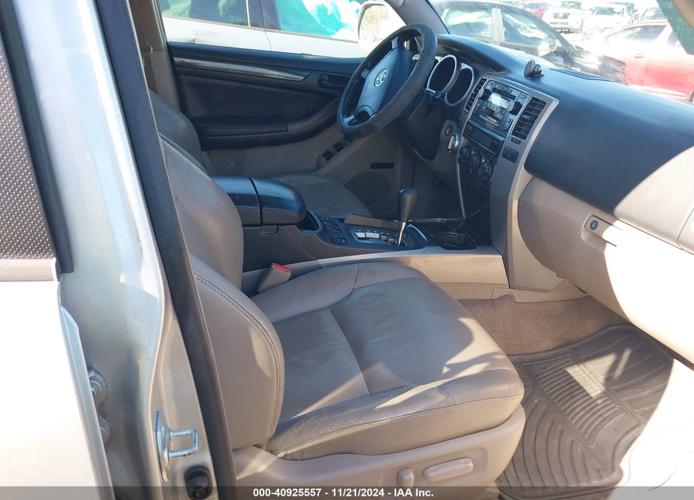 2003 TOYOTA 4RUNNER LIMITED V8 VIN: JTEBT17R230024987