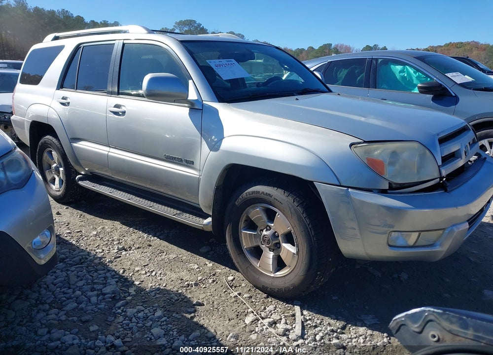 2003 TOYOTA 4RUNNER LIMITED V8 VIN: JTEBT17R230024987