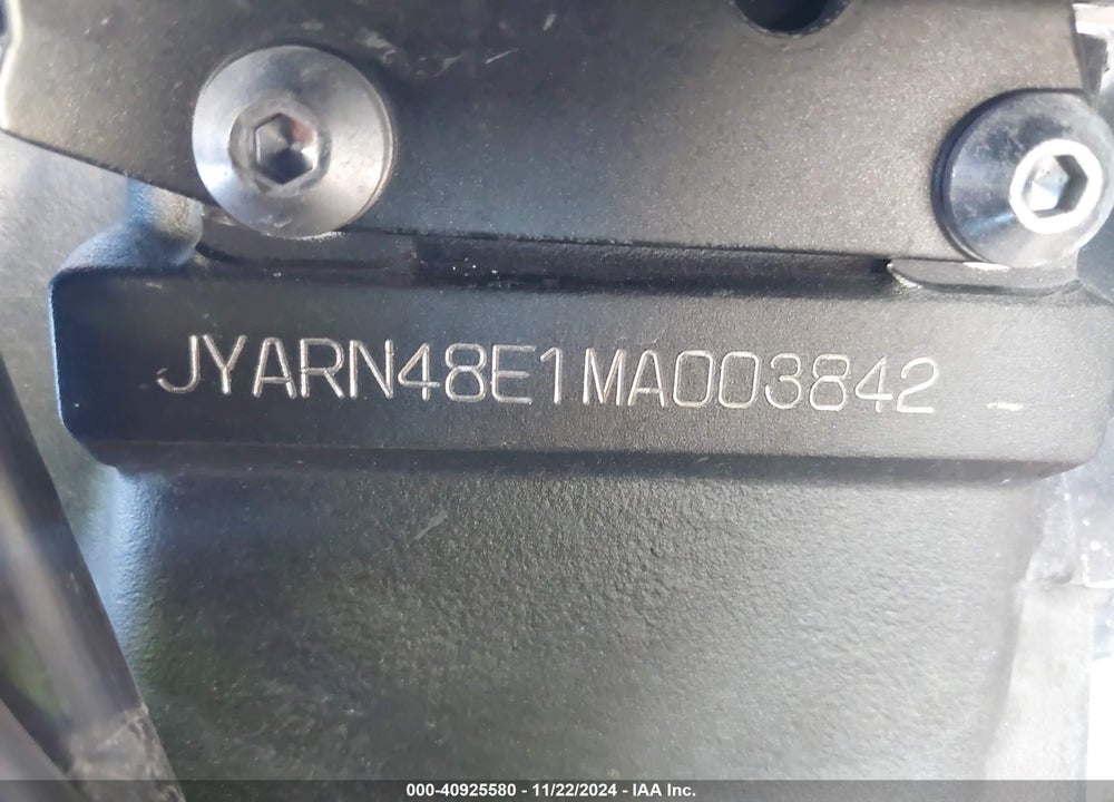 2021 YAMAHA MTN1000 VIN: JYARN48E1MA003842