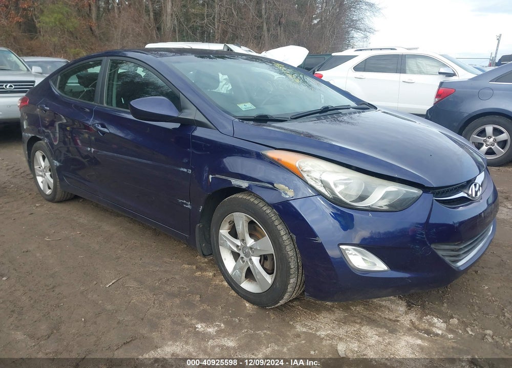 2013 HYUNDAI ELANTRA GLS VIN: 5NPDH4AE2DH415941