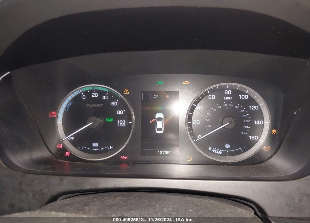 2016 HYUNDAI SONATA HYBRID SE VIN: KMHE24L14GA027097