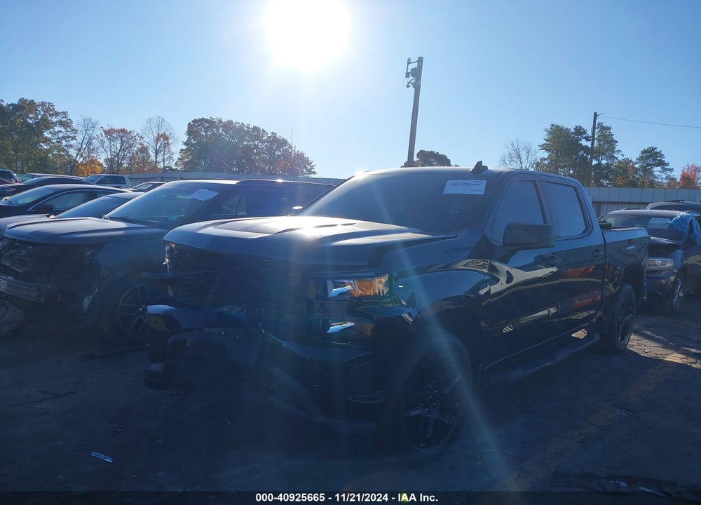 2022 CHEVROLET SILVERADO 1500 LTD 4WD SHORT BED CUSTOM VIN: 1GCPYBEK2NZ142530