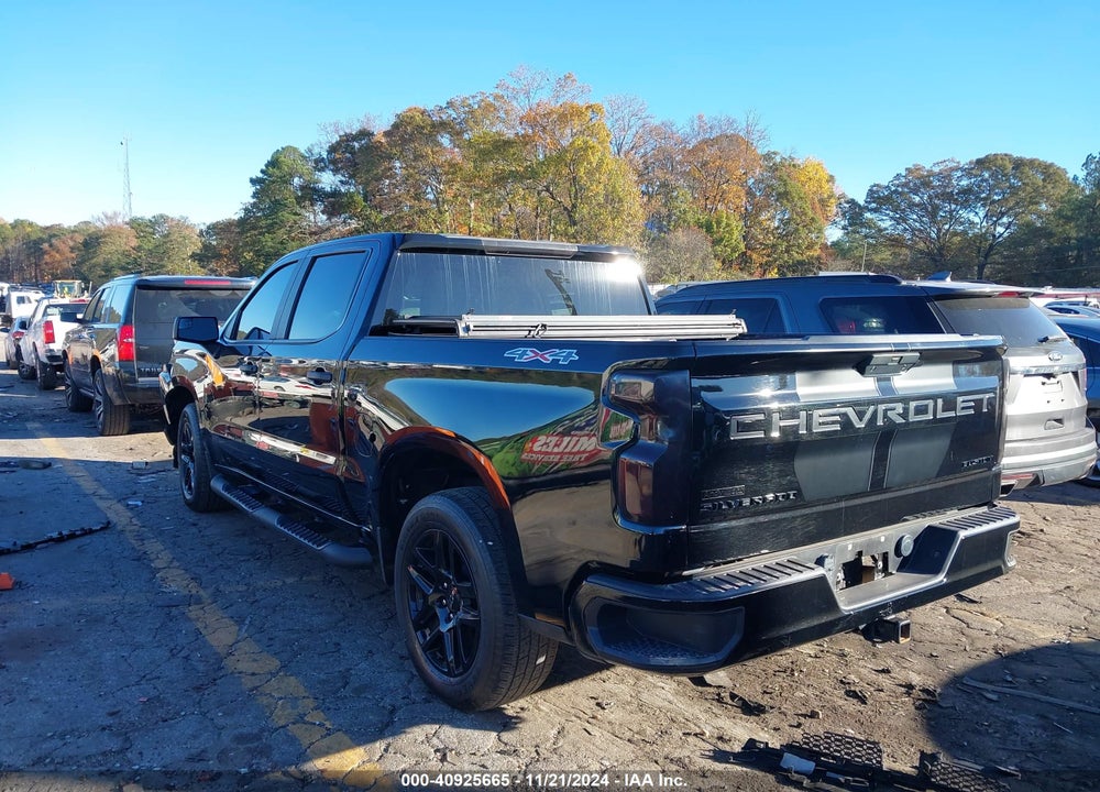 2022 CHEVROLET SILVERADO 1500 LTD 4WD SHORT BED CUSTOM VIN: 1GCPYBEK2NZ142530