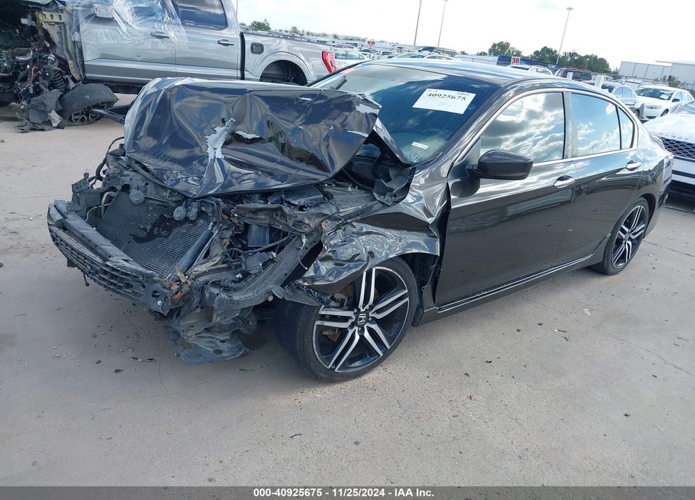 2016 HONDA ACCORD SPORT VIN: 1HGCR2F56GA133160