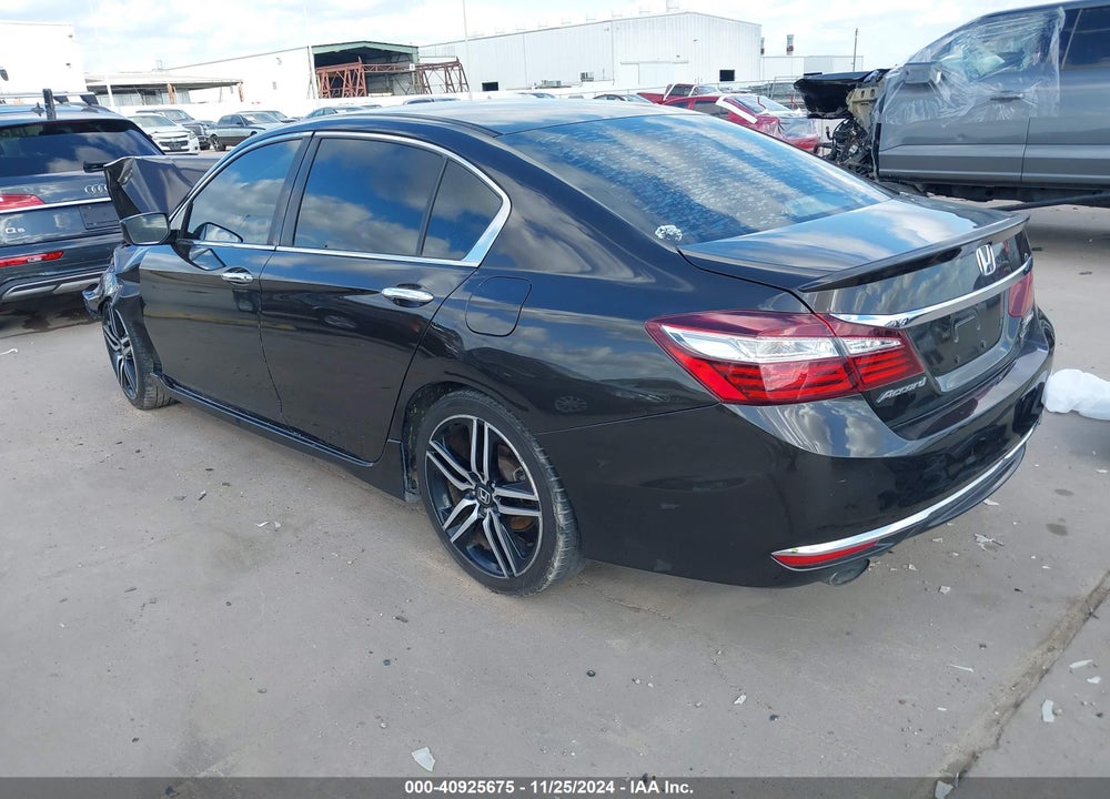2016 HONDA ACCORD SPORT VIN: 1HGCR2F56GA133160
