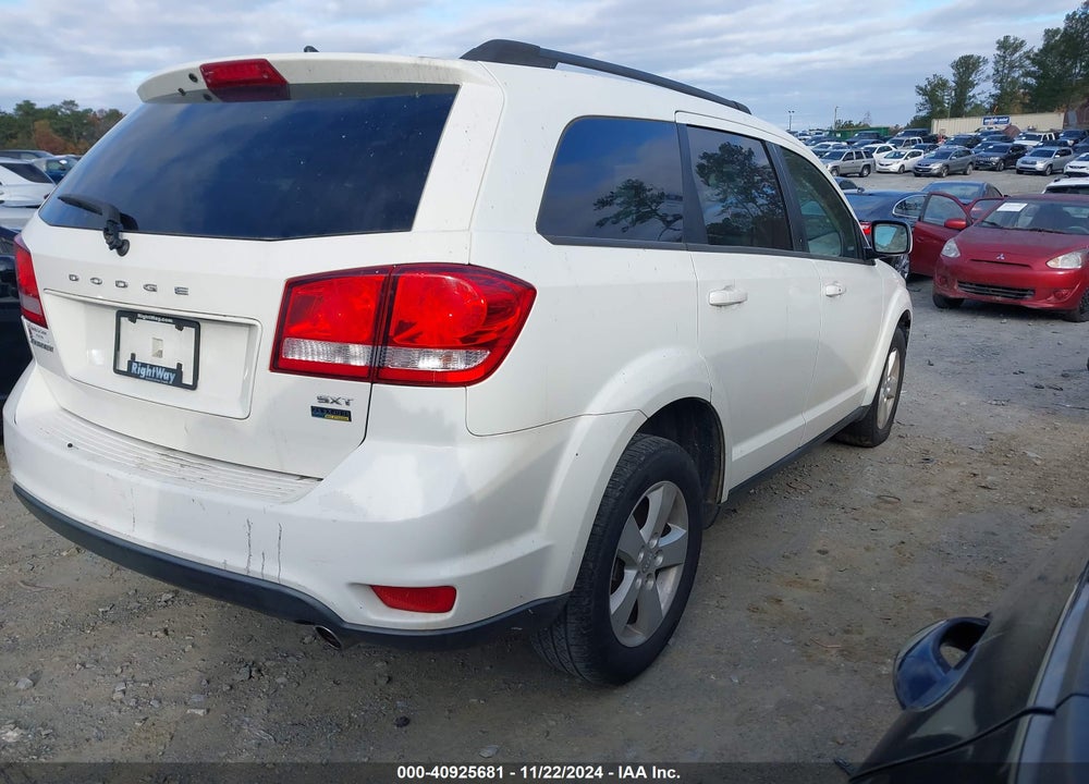 2012 DODGE JOURNEY SXT VIN: 3C4PDCBGXCT399926