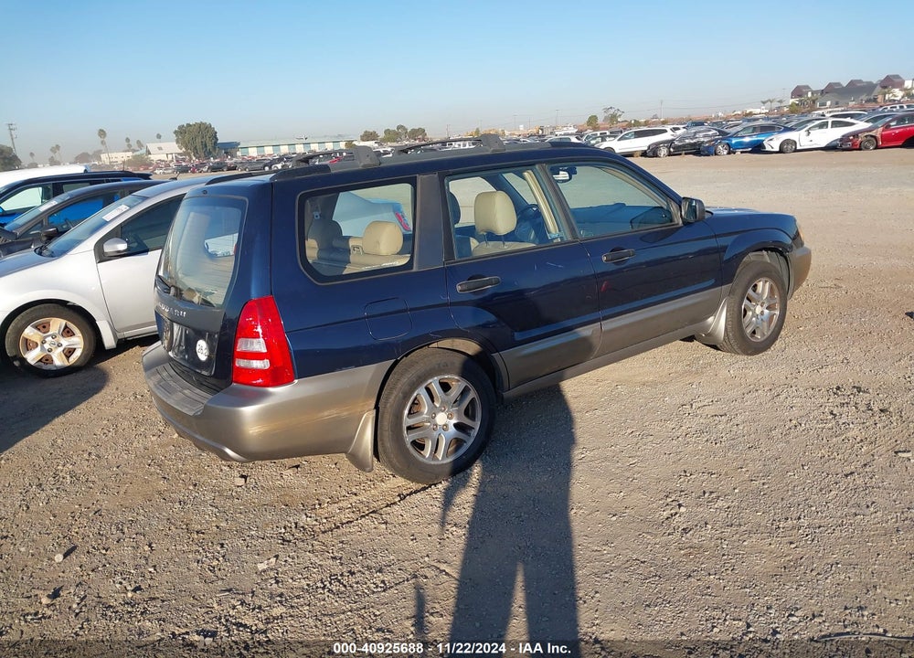 2005 SUBARU FORESTER 2.5XS L.L. BEAN VIN: JF1SG676X5H738050
