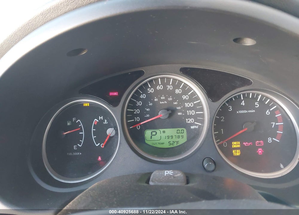 2005 SUBARU FORESTER 2.5XS L.L. BEAN VIN: JF1SG676X5H738050