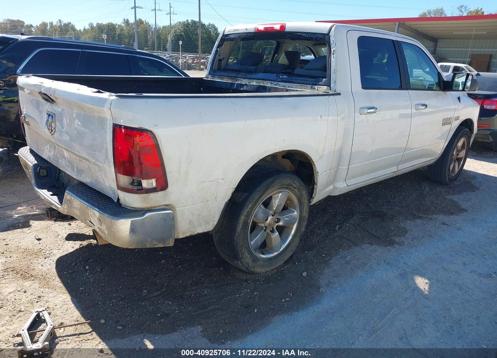 2017 RAM 1500 BIG HORN 4X2 5'7 BOX VIN: 3C6RR6LT5HG563873