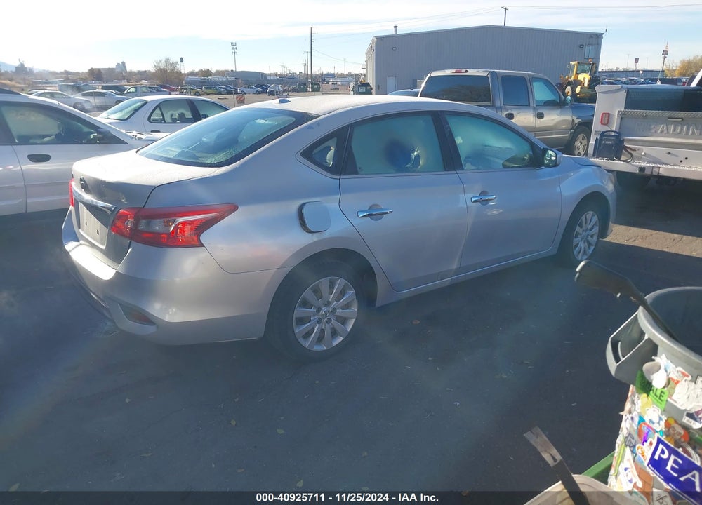 2016 NISSAN SENTRA SV VIN: 3N1AB7AP9GL656099
