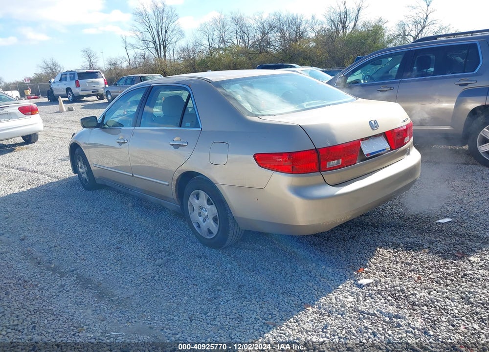 2005 HONDA ACCORD 2.4 LX VIN: 1HGCM56495A192630