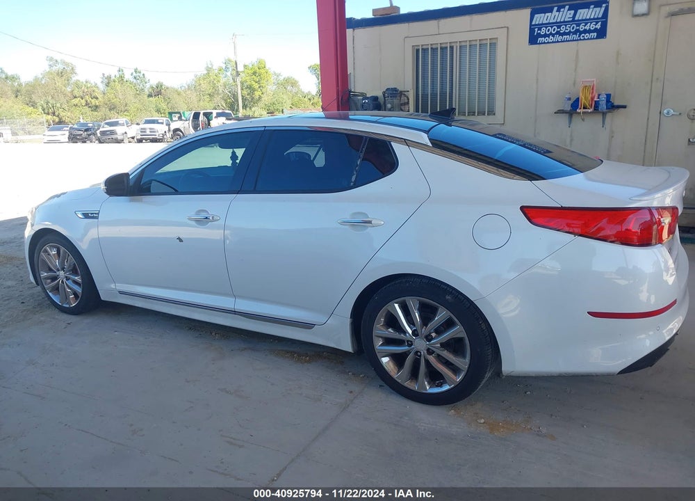 2014 KIA OPTIMA SXL TURBO VIN: 5XXGR4A64EG282146