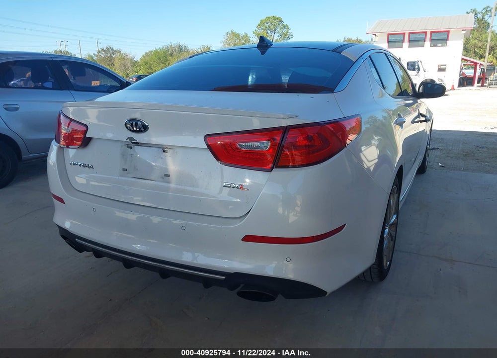 2014 KIA OPTIMA SXL TURBO VIN: 5XXGR4A64EG282146