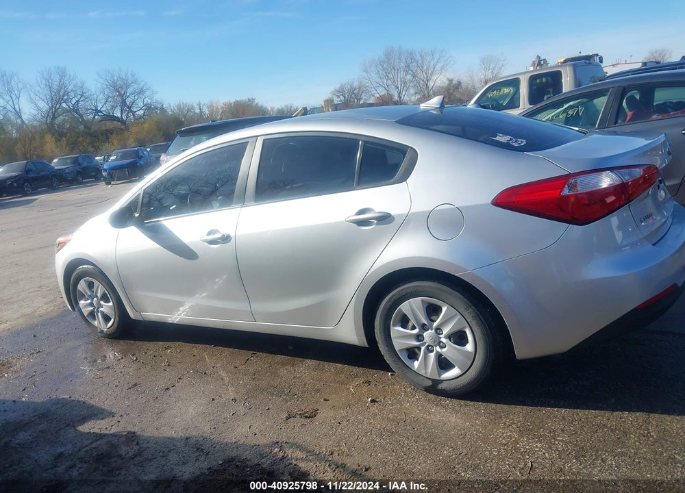 2014 KIA FORTE LX VIN: KNAFK4A69E5149707