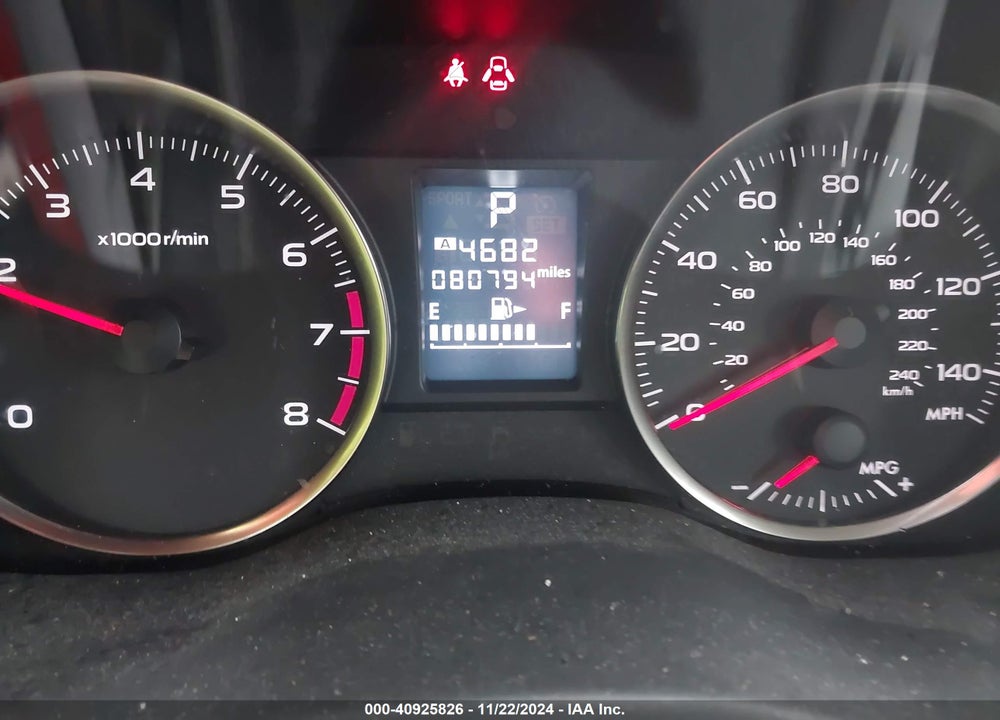 2016 SUBARU IMPREZA 2.0I PREMIUM VIN: JF1GPAB69G8222782