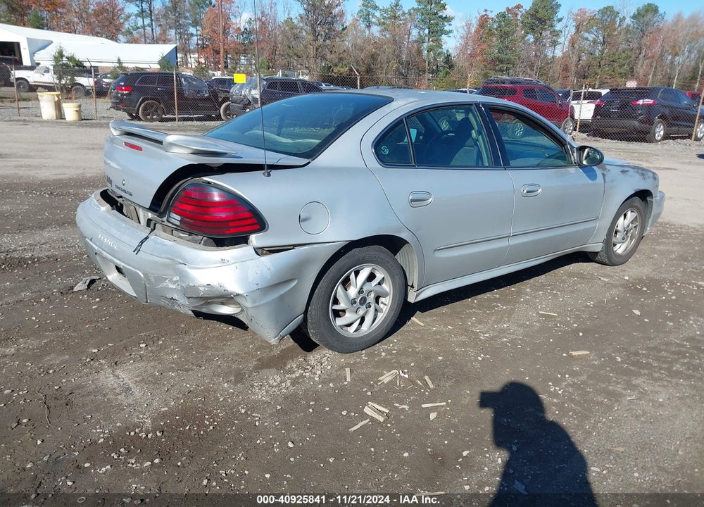 2004 PONTIAC GRAND AM SE VIN: 1G2NE52F14C240821
