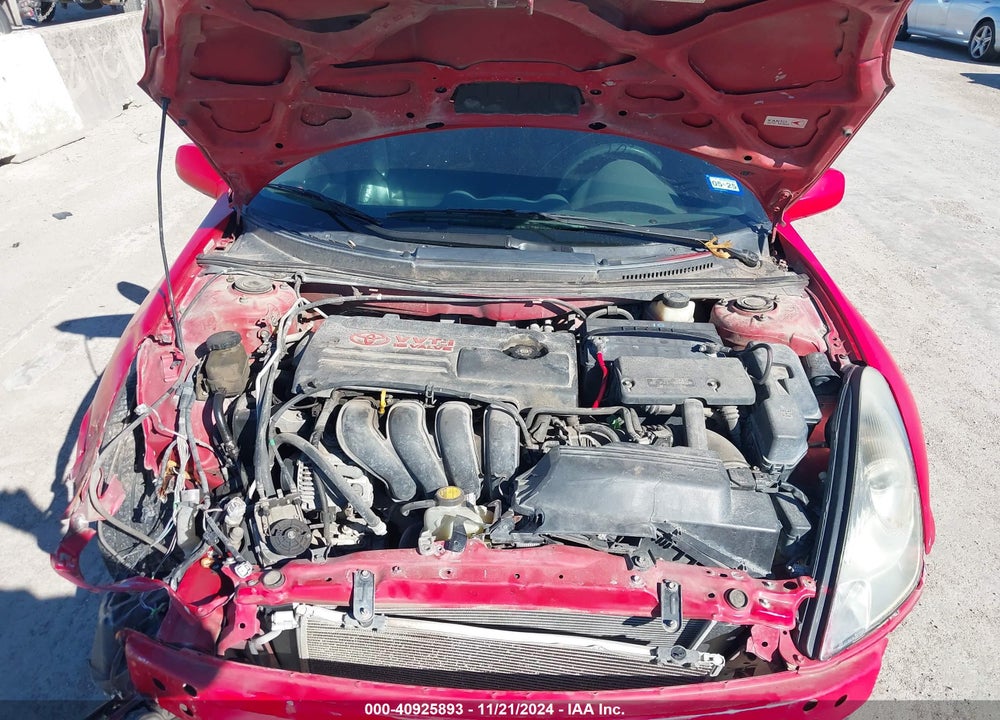 2000 TOYOTA CELICA GT VIN: JTDDR32T4Y0052839