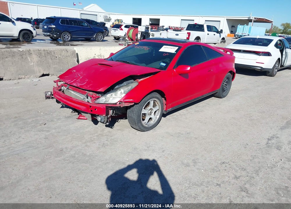 2000 TOYOTA CELICA GT VIN: JTDDR32T4Y0052839