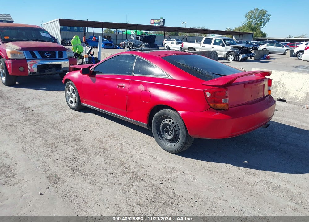 2000 TOYOTA CELICA GT VIN: JTDDR32T4Y0052839