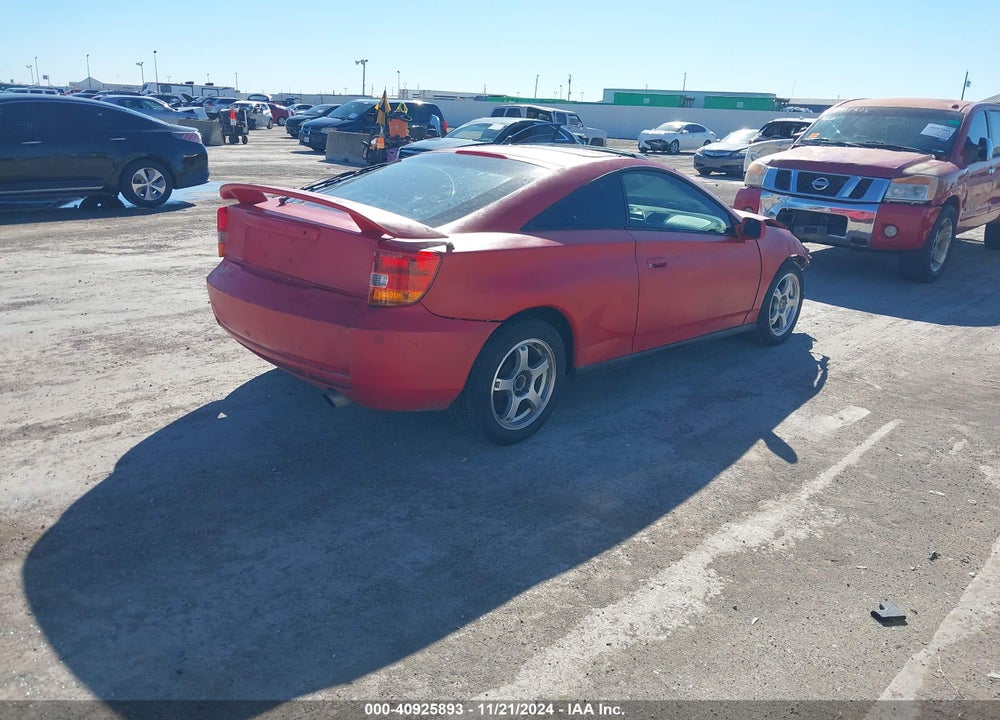 2000 TOYOTA CELICA GT VIN: JTDDR32T4Y0052839