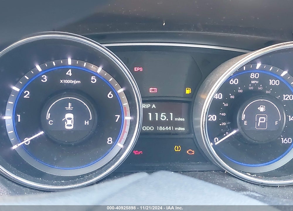 2013 HYUNDAI SONATA GLS VIN: 5NPEB4AC9DH611234
