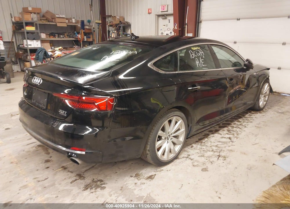 2018 AUDI A5 2.0T PREMIUM VIN: WAUANCF50JA086932
