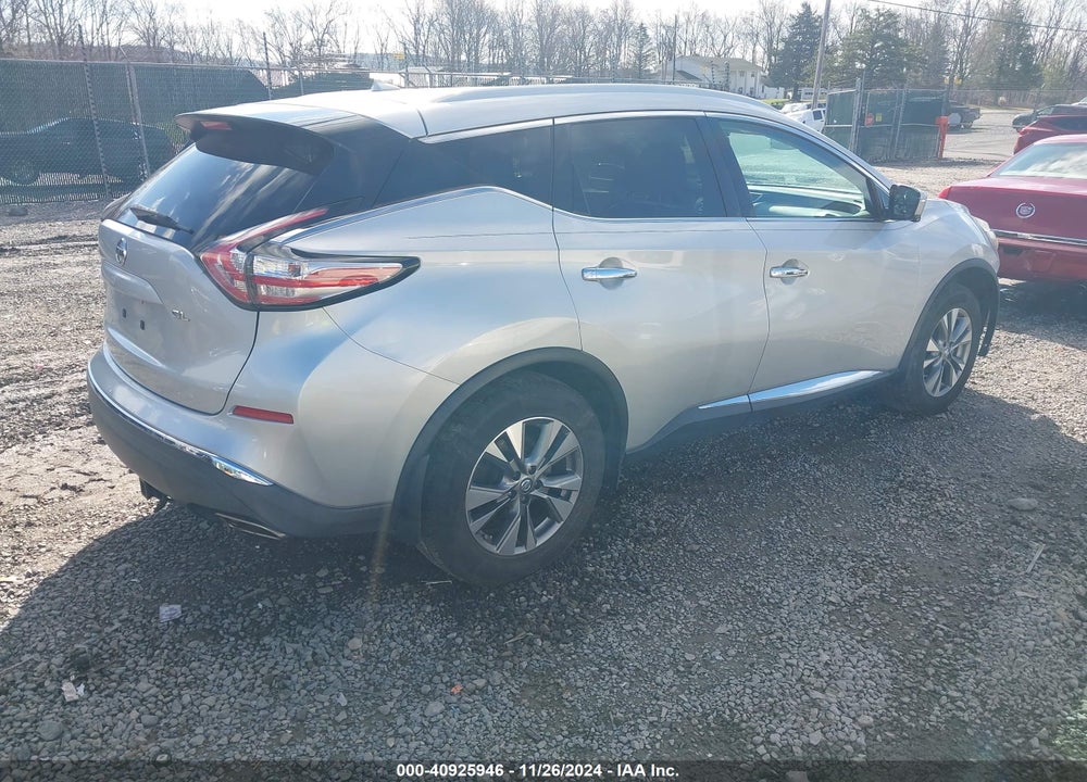 2015 NISSAN MURANO SL VIN: 5N1AZ2MGXFN249880
