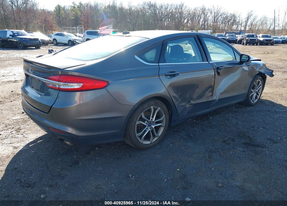 2017 FORD FUSION S VIN: 3FA6P0G77HR107153