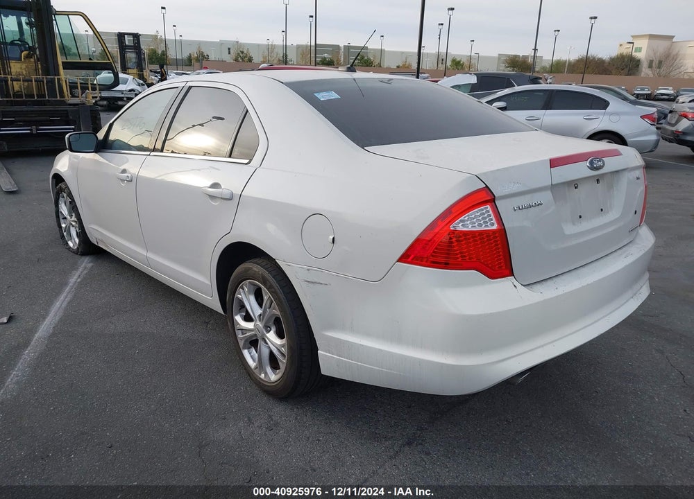 2012 FORD FUSION SE VIN: 3FAHP0HG5CR274241