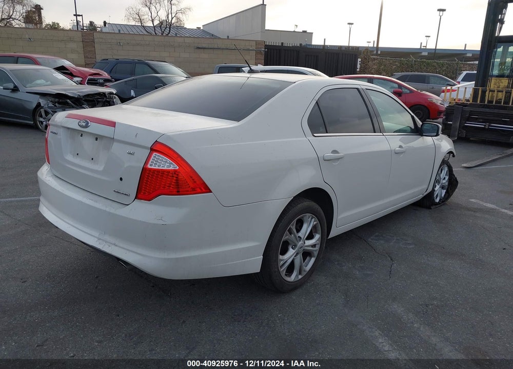 2012 FORD FUSION SE VIN: 3FAHP0HG5CR274241