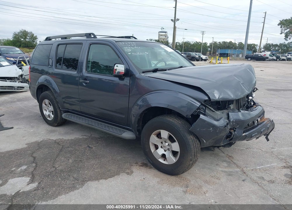 2012 PATHFINDER NISSAN  S VIN: 5N1AR1NN1CC629401