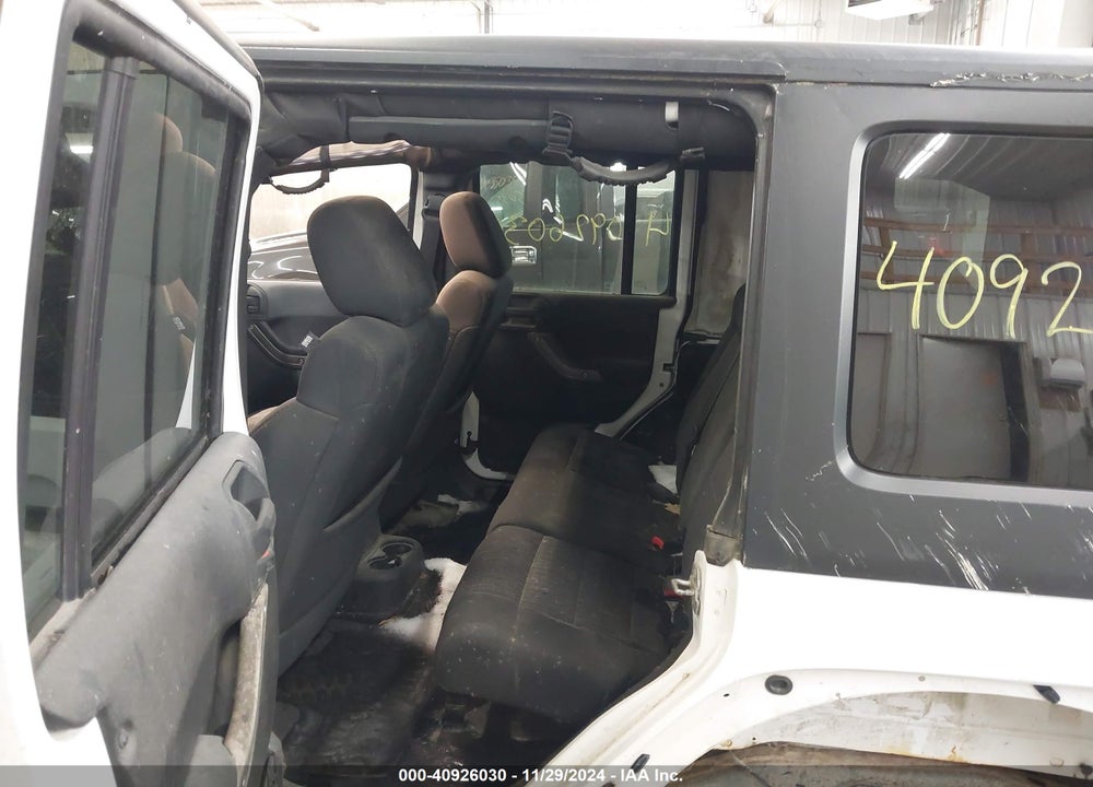 2012 JEEP WRANGLER UNLIMITED SPORT VIN: 1C4HJWDG1CL214895