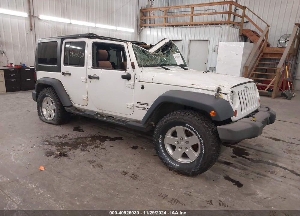 2012 JEEP WRANGLER UNLIMITED SPORT VIN: 1C4HJWDG1CL214895