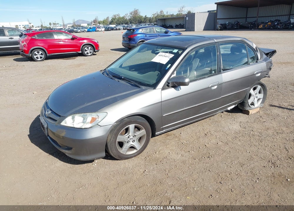 2005 HONDA CIVIC EX VIN: JHMES26755S001283