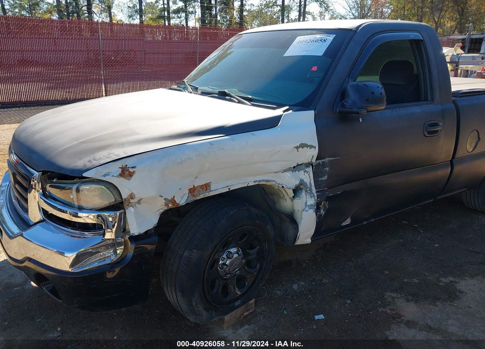 2004 GMC SIERRA 1500 SLE VIN: 1GTEC14V34Z106159