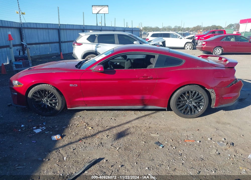 2019 FORD MUSTANG GT VIN: 1FA6P8CF1K5173851