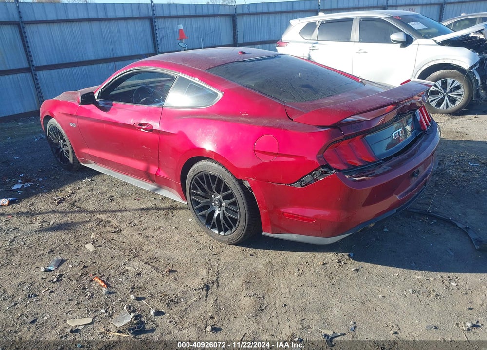 2019 FORD MUSTANG GT VIN: 1FA6P8CF1K5173851