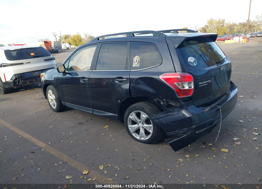 2015 SUBARU FORESTER 2.5I LIMITED VIN: JF2SJARCXFH563660