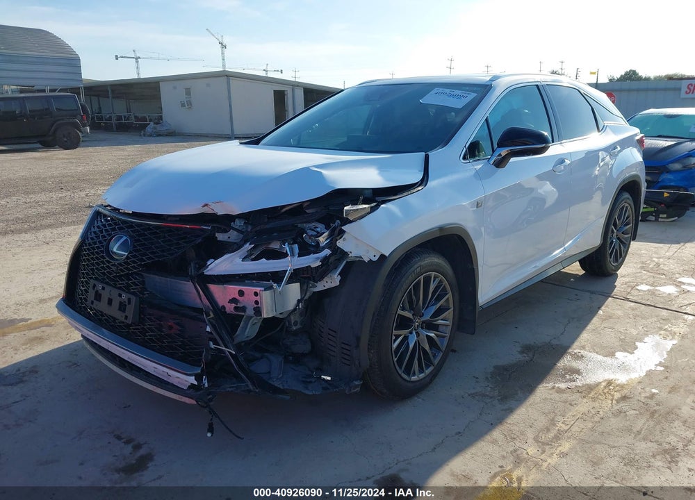 2022 LEXUS RX 350 F SPORT HANDLING VIN: 2T2YZMDAXNC361022
