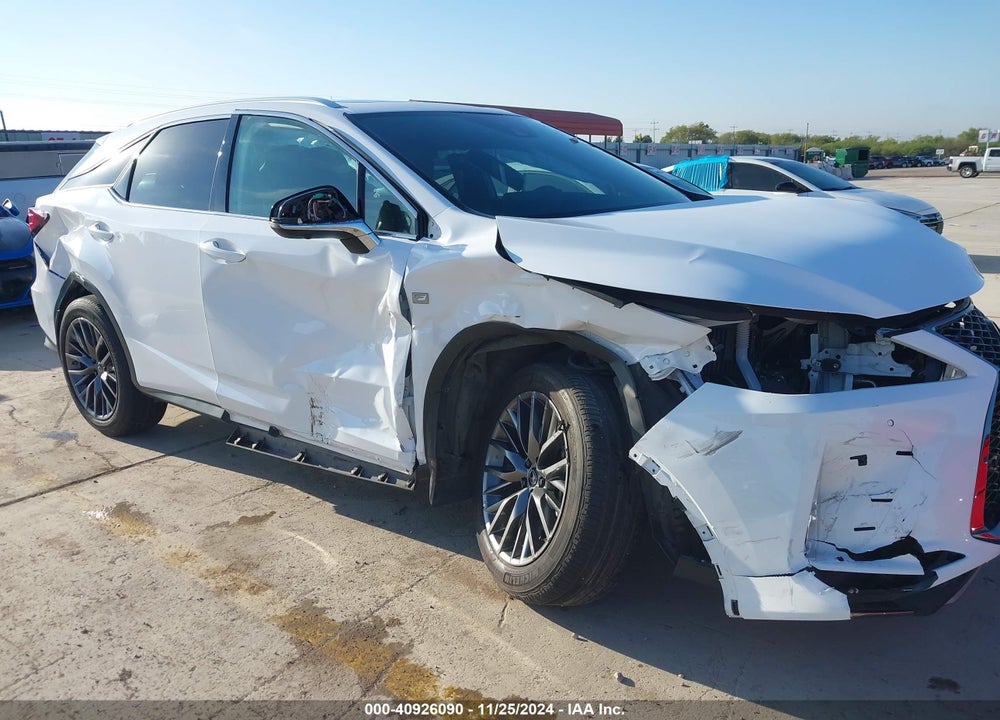 2022 LEXUS RX 350 F SPORT HANDLING VIN: 2T2YZMDAXNC361022