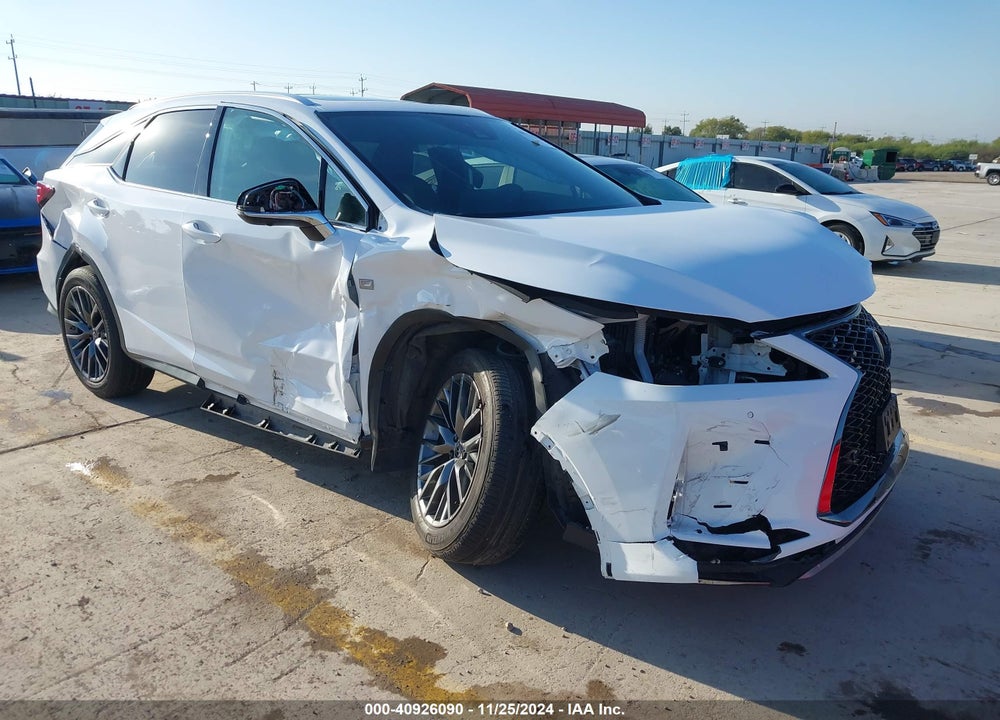 2022 LEXUS RX 350 F SPORT HANDLING VIN: 2T2YZMDAXNC361022
