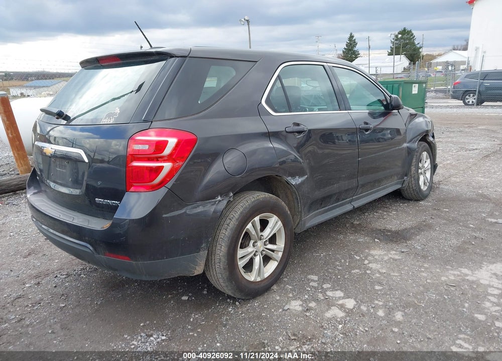 2016 CHEVROLET EQUINOX LS VIN: 2GNFLEEK2G6142688
