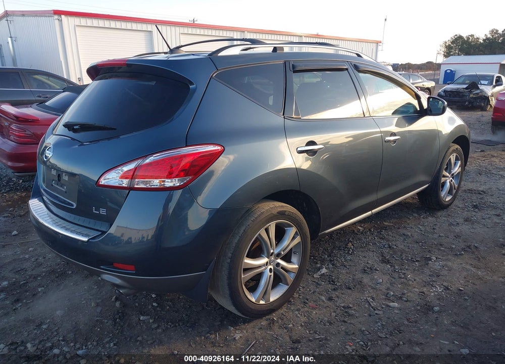 2011 NISSAN MURANO LE VIN: JN8AZ1MU6BW065341