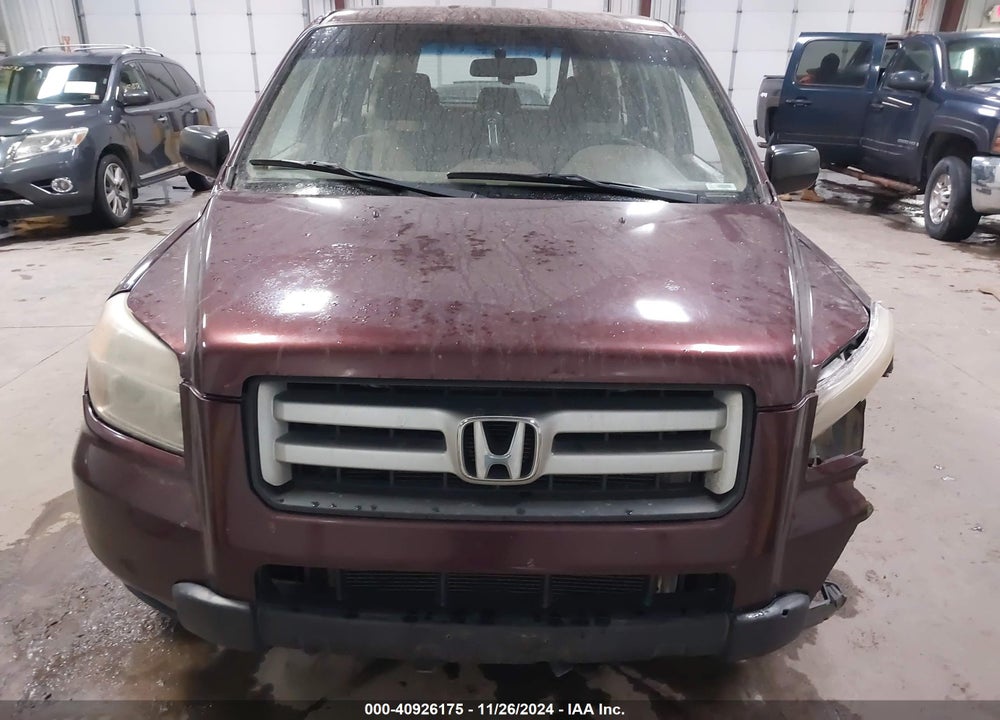 2007 HONDA PILOT LX VIN: 2HKYF18177H537790