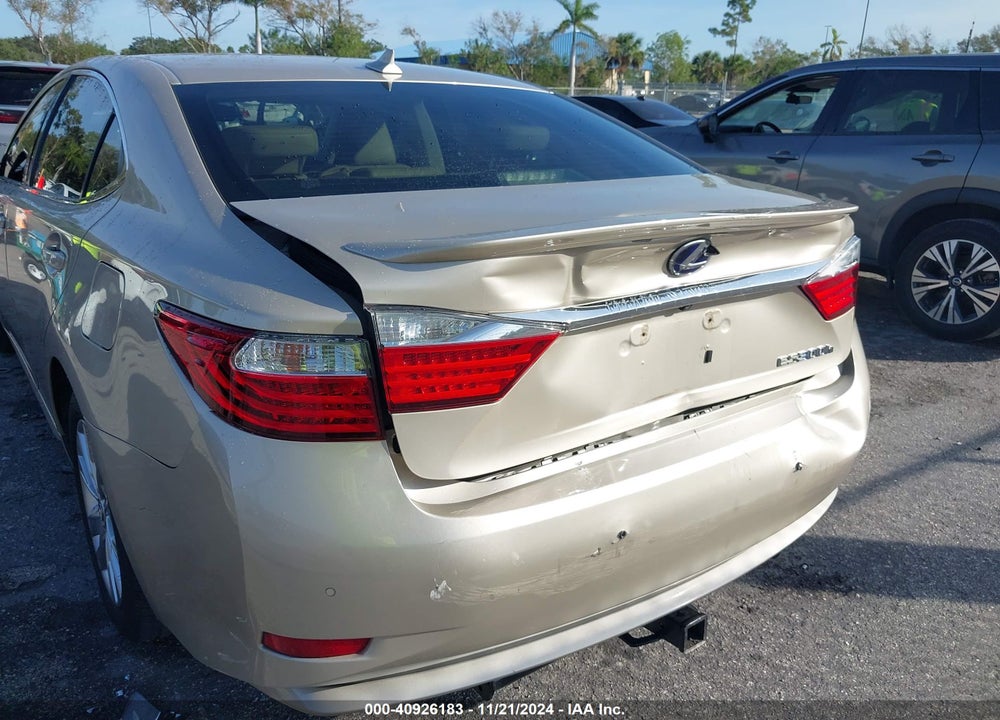 2013 LEXUS ES 300H VIN: JTHBW1GG8D2001020