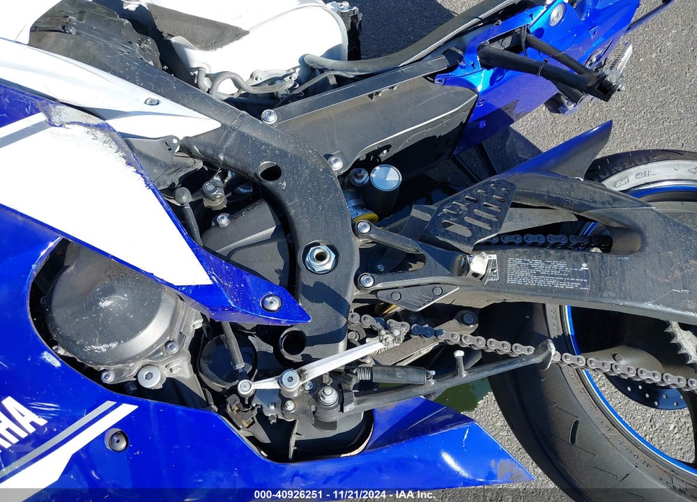 2014 YAMAHA YZFR6 C VIN: JYARJ16Y1EA007897