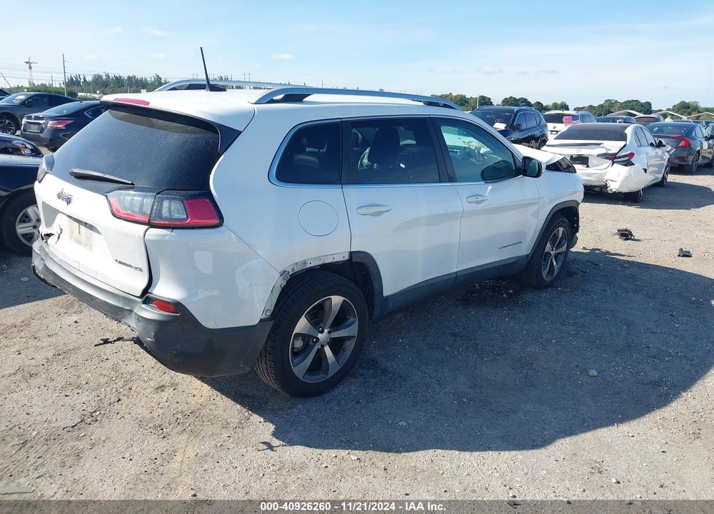 2019 JEEP CHEROKEE LIMITED FWD VIN: 1C4PJLDB0KD325249